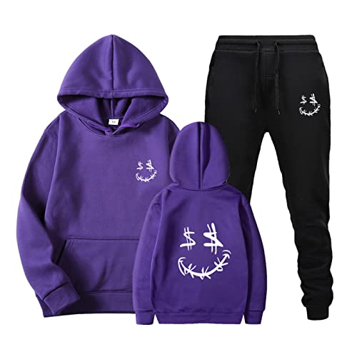 Sweat-shirt décontracté d'hiver sport smiley print idéal pour vos sorties et moments de détente