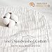 RENEWROOTS Off White Duvet Cover Queen Size, 100% Sandwashed Cotton Soft Queen Duvet Cover Set 3 Pieces with Zipper Clousre & Corner Buttons (Off White, Queen 90 x 90)