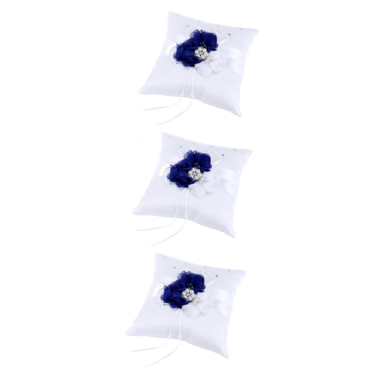Cabilock 3 Pezzi Cuscino Da Matrimonio 20x20cm Cuscino Da Portatore Tessili Per La Casa Per La Decorazione