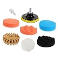 8Pcs Remove Rubber Wheel tire Cleaner polishing pad Cleaner Car Decal Rubber Eraser Wheel Decal Pinstripe Remover Rubber Auto Eraser Wheel Sticker Remover Supply Tool Removal Tool