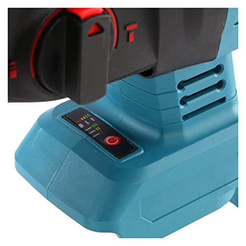 TEMSOOM Wirelesss Elektrischer Bohrhammer 4 Modi Professioneller Flachbohrer Hammerschaufel Kompatibel mit Makita 21V… – Bild 7