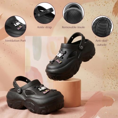 Image of TRASE Windy Clogs for Women | Adjustable Back Strap Clog | Comfortable, Light Weight & Waterproof Mules for Women | Stylish and Anti Skid Women Clogs