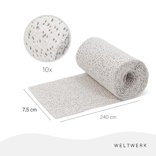 WELTWERK® Plaster Bandages for Plaster Cast Baby Belly (Set of 10) White Plaster Bandages for Crafts - Image 2