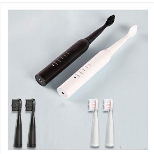 Cepillo De Dientes Eléctrico Ultrasónico De Pelo Suave Pareja Recargable Limpiador De Dientes Automático Dos Host Cuatro Cabezales De Cepillo