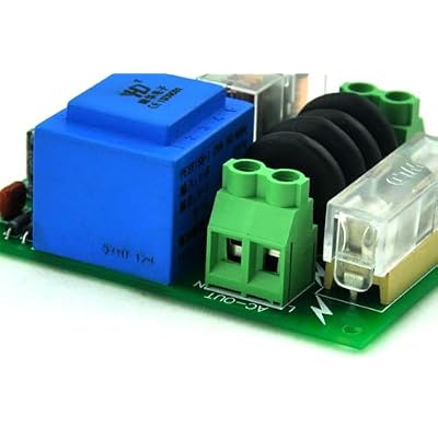 Electronics-Salon 115Vac Mains Power ON Delay Soft-Start Protection Module, with 12 Vdc Regulator.