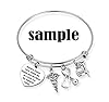 Sailanzi 70pcs Craft Supplies Wholesale Bulk Lots Antique Silver Medical Nurse Charms Stethoscope Syringe Nurse Cap Hat Charms for Jewelry Making Crafting Findings Accessory SM297 #3