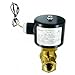 High Temperature Brass Solenoid Valve 1/2
