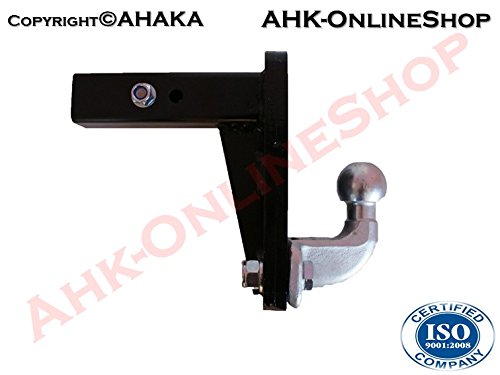 Adattatore Per Gancio Di Traino US 50x50 Mm – Regolabile In Altezza, Testa Sferica ISO 50