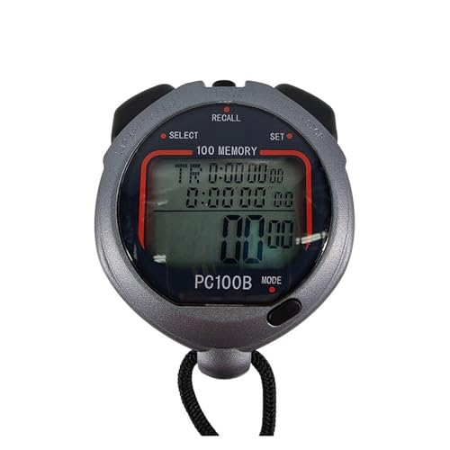 Image of PC100B 3-row 100-channel Electronic Stopwatch Running Timer Athletic Trainer Precision Timing