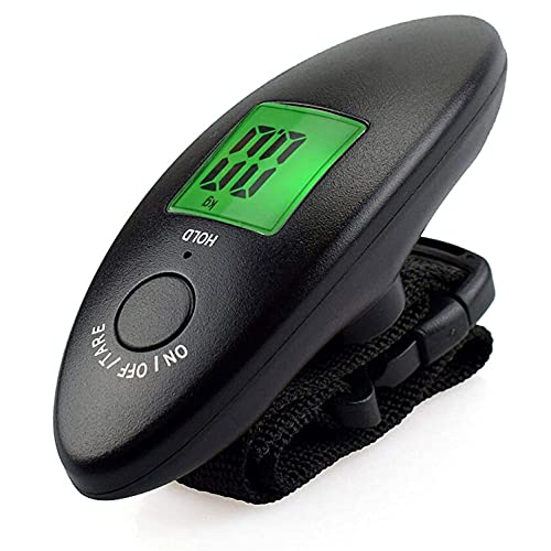 HUIXINLIANG Escala de Peso de Equipaje Digital portátil, 88LB / 40kg Balance electrónico Digital Equipaje Postal Escala Colgante, LCD Escala electrónica for Pescar ponderación de Viajes Cover