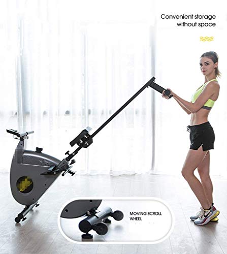 Image of Home Rowing Machine Rowing Machines for Home Use Foldable Magnetic Resistance Rowing Machine Silent Sports Fitness Equipment Adjustable Resistance for The Whole Family