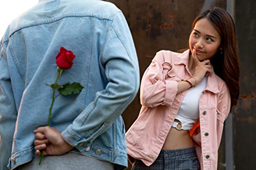 Rosen-Te-Amo | Infinity Rose rot am Stiel - Rosenduft |Echte Rosen Geburtstagsgeschenk für Frauen, Ewige Rose in Geschenkbox || Konservierte Blume zum Weihnachten, Valentinstag, Mama, Deko Geschenk