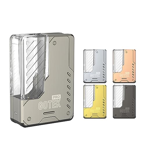 yGotek ProzAXpCA Gotek Pro dq^oR xCv POD ^Cv {̂̂ AXpCA S[ebN v foCX Vape xCvGW dq΂ LbhȂ jR`t[ (Titanium)