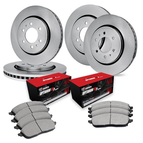 Image of R1 Concepts Front and Rear Brake Kit Fits 2000-2006 Mitsubishi Montero