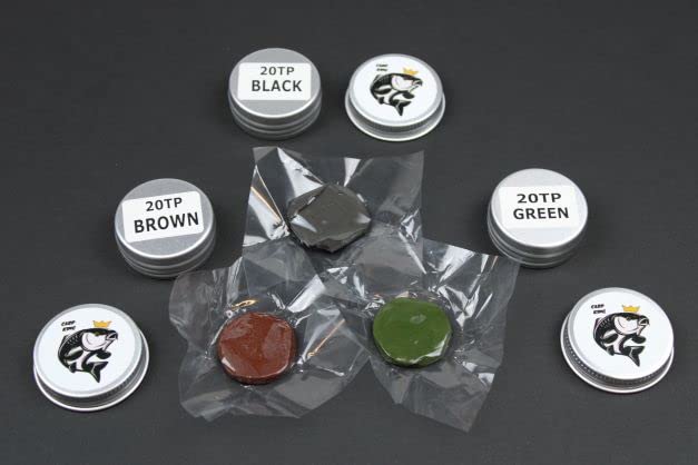 Tungsten Putty in a tin 20g weight 3 colours available BROWN/GREEN/BLACK - CARP KING (BROWN)