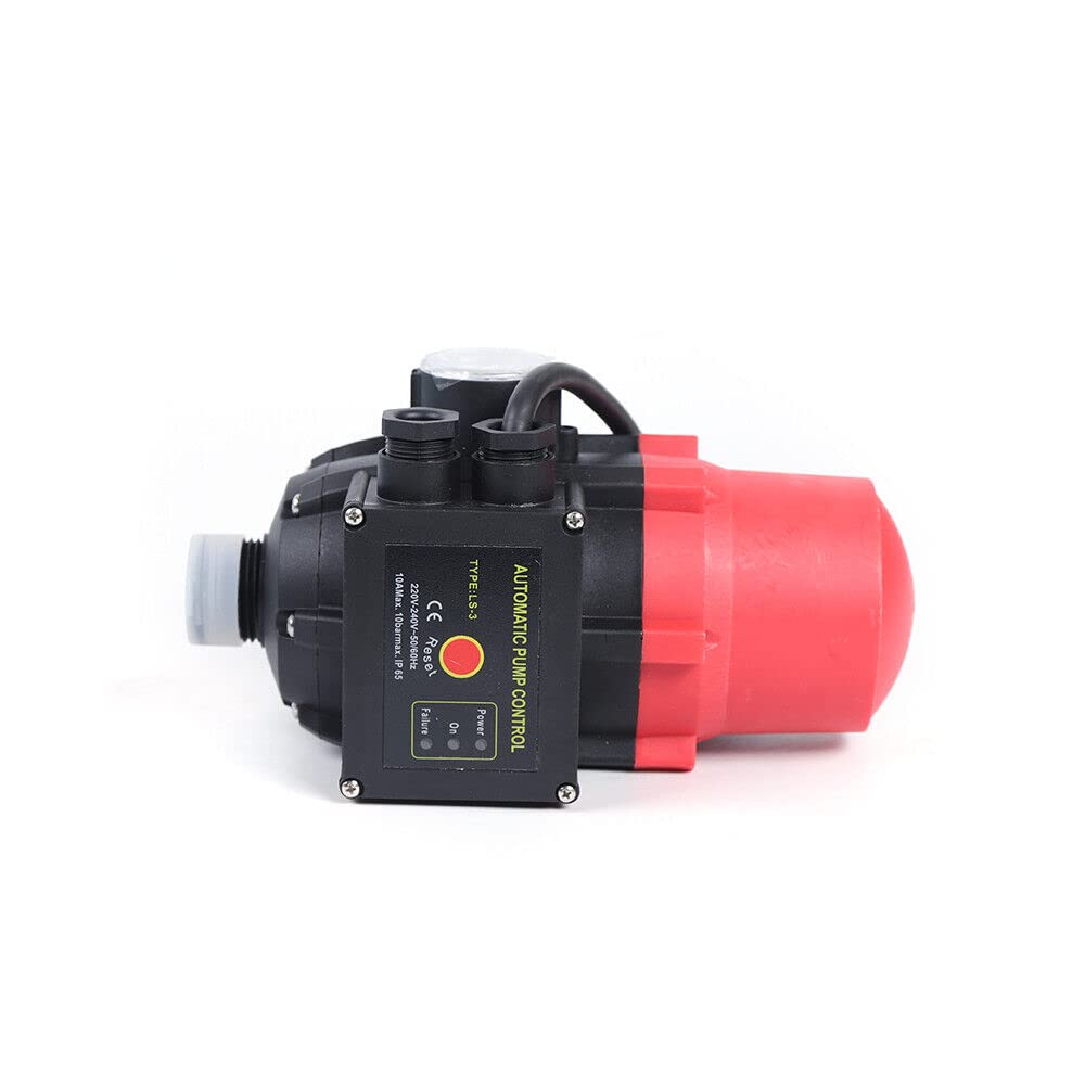 Pompe centrifuge 1300 W, pompe à eau domestique, pompe de jardin, interrupteur à pression avec manomètre 4000 l/h 9,8 bar (commande pompe de jardin)