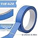 Blue Painters Tape 1 Inch Wide with Bonus Scraper Tool Included, 4 Rolls Blue Tape,3 Times Thicker,Clean Removal Painters Tape for Sharp Paint Lines, Multi-Surface Masking Tape for Walls