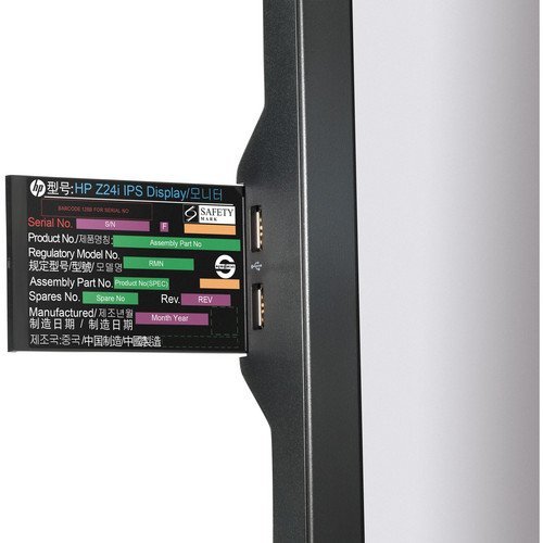 Hp Z24I 24 Inch Widescreen 1920X1200 Ips Led-Backlit Lcd Monitor (D7P53A4) With Usb Hub Monitor Black #TOP7