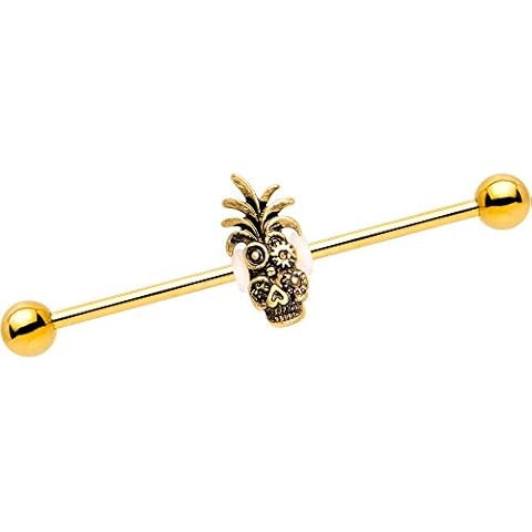Body Candy Steampunk Tiki Skull Headdress Helix Earring Cover