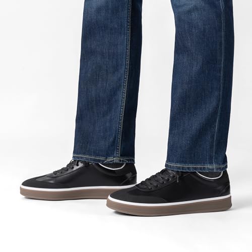 Bruno Marc Men's Casual Sneakers Comfortable Casual Dress Shoes Business Casual Shoes for Men Fashion Sneakers,Size 10.5,Black,BMUMFN2554