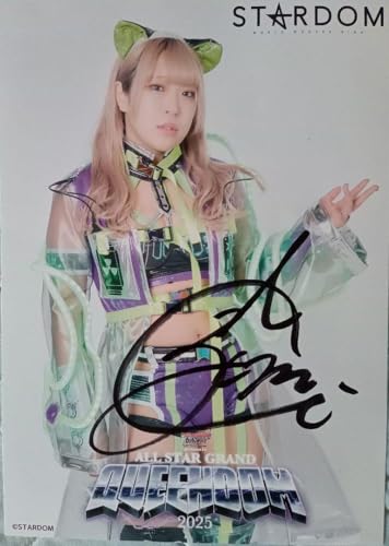 スターダム AZM 直筆サイン入り ポートレート お渡し会限定 Qのサムネイル