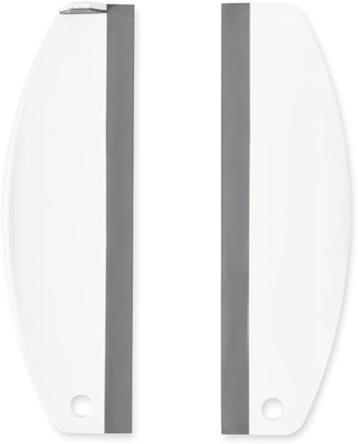 windson Paquete de 2 escobillas de silicona de 9 pulgadas escobilla para puertas de cristal de ducha hoja de agua pequeña rascador de