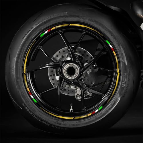Stickers jante Ducati Multistrada 1200 V4 avec vinyle résistant aux rayures