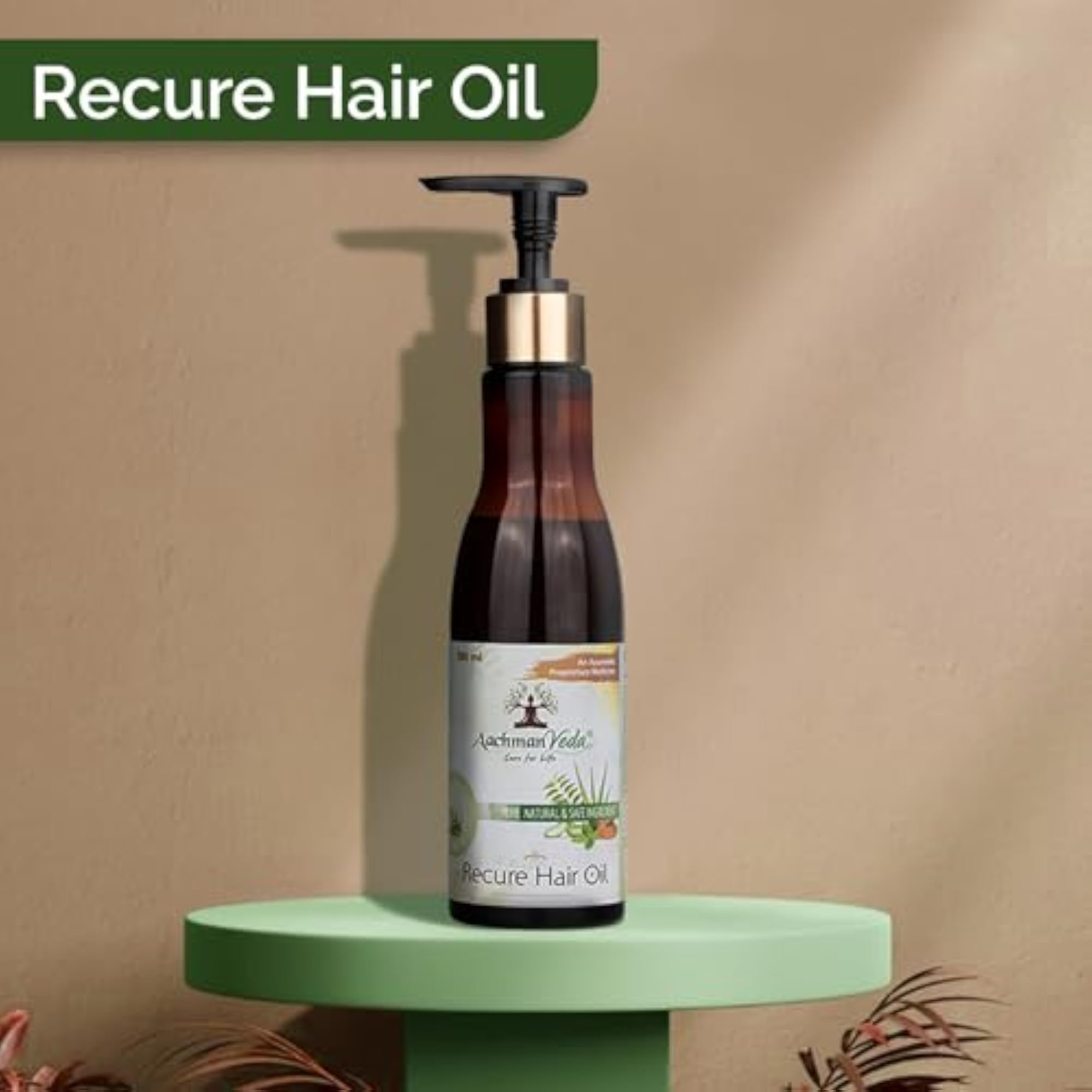 Recure Herbal Hair Oil with Amla & Brahmi