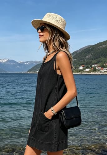 Image of Jayscreate Women's 2025 A-line Suede Dress Pocket Mini V Neck Elegant Long Sleeve Spring Fall Winter Short Dress