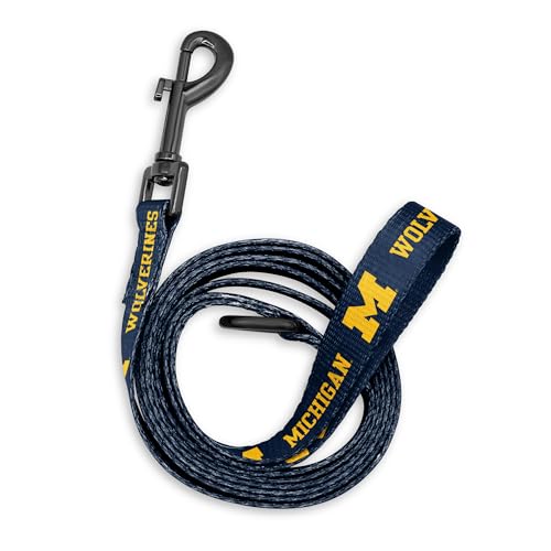 Shopinstapets MICC1 Michigan Wolverines Ncaa Officially Licensed Leash | Great Gift | Fits All Pets thumb #1