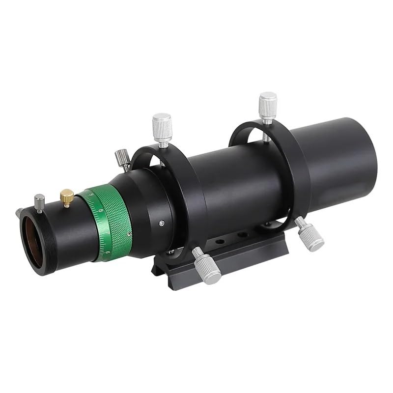 Guía de 50mm con enfoque helicoidal doble para evitar fallos de guiado en telescopios 6