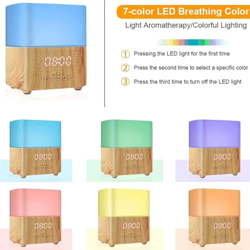 Diffuseur d'huiles essentielles design avec enceinte et LED