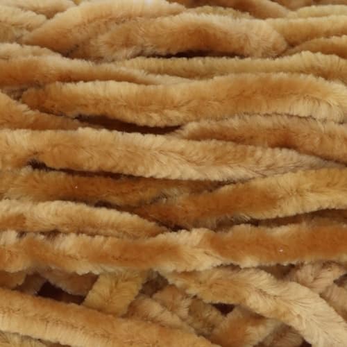 JubileeYarn Chenille Yarn - Worsted Weight - 100g/cake - Teacake - 4 Cakes, 020 Teacake - Image 2