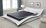 AC Pacific 6-Inch Water-Resistant High-Density Foam Mattress Made in USA with Stylish...
