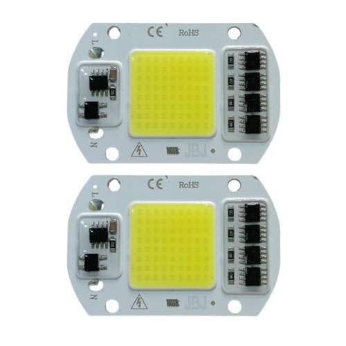 Electro Particle 50W Driverless COB LED Chip, Direct AC 220V, Cool White, High Brightness, Pack of 2-image-36