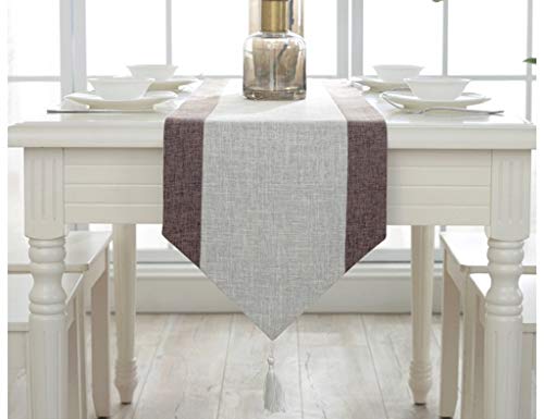 Nappe chemin de table MU runner nordique moderne pour buffet d'hôtel - 5