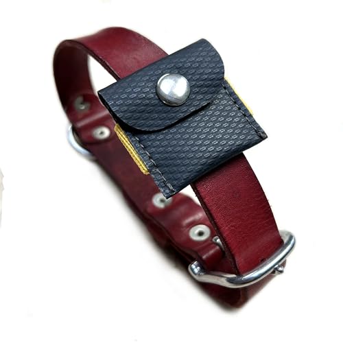 Hunde-Täschchen BRUNO aus LKW-Plane | Viele Farbkombinationen | für die Hundemarke, Tassomarke oder Airtag von Apple | Handmade by Manufactica®