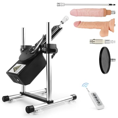 Fickmaschine Sexmaschine für die Frau Premium Fickle Maschinen für die Männer Ferngesteuertes Sex Spielzeug Sexmachine mit Anal Dildo Automatische Stoßfunktion Sextoy für Mann Fick Maschine 5 Zubehör