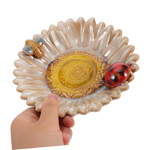 Céramique de tournesol bol décoratif sublimez une table vide - 4