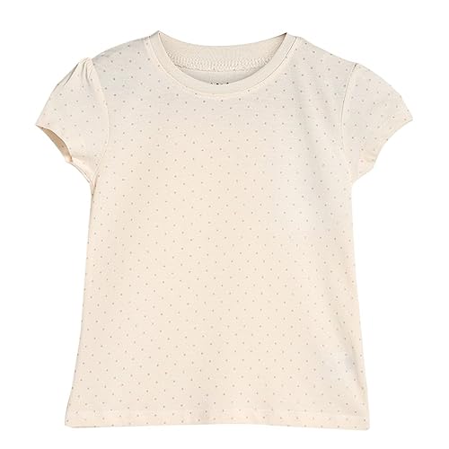 Image of miniklub Light Pink Printed Round-Neck Regular Top