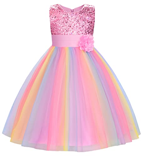 Flower Girl Dress Sequin Applique Pageant Dress Wedding Dress Party Wear