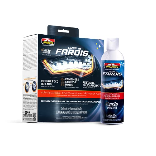 Proauto Limpa Faróis Visão Perfeita 60 ml