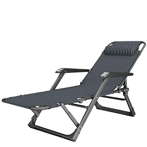 Chaise longue portable contre le mal de dos avec lit pliant buff