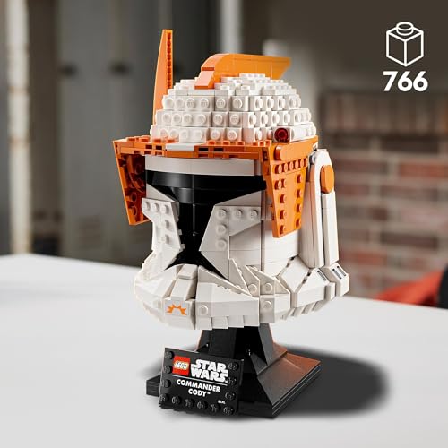 Casco del Comandante Clon Cody LEGO Star Wars 75350, manualidades de Las Guerras Clon 2