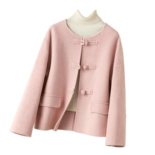Veste courte en tweed style chinois pour un look quotidien chic