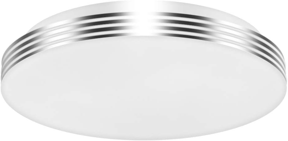 led Flush Mount Ceiling Light, Radar Motion Sensor, 18W 1200lumen 6000K Cold White, 110V 18LEDs, Ceiling Light led for Living Room Garage Hallway Basement Cabinet Stair Office