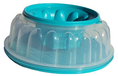 La Mejor Recopilación de Moldes para gelatina walmart los más recomendados. 41 Tupperware Molde de postre de gelatina de 6 tazas transparente y azul aguamarina