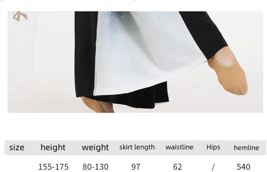 Women Loose Wide Leg Culottes Classical Dance Performance Practice Wide Leg Gradient Printed Dance Pants