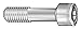 7/8"-9 x 5-1/2" Black Oxide Alloy Steel Socket Head Cap Screw, 10 pk.