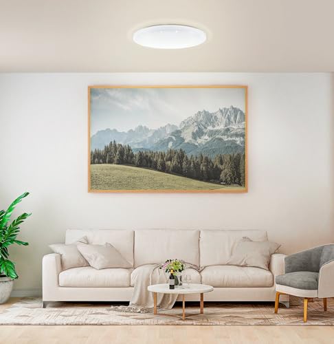 Plafonnier LED Frania-A Eglo Access blanc Ø 57 cm avec télécommande - 2